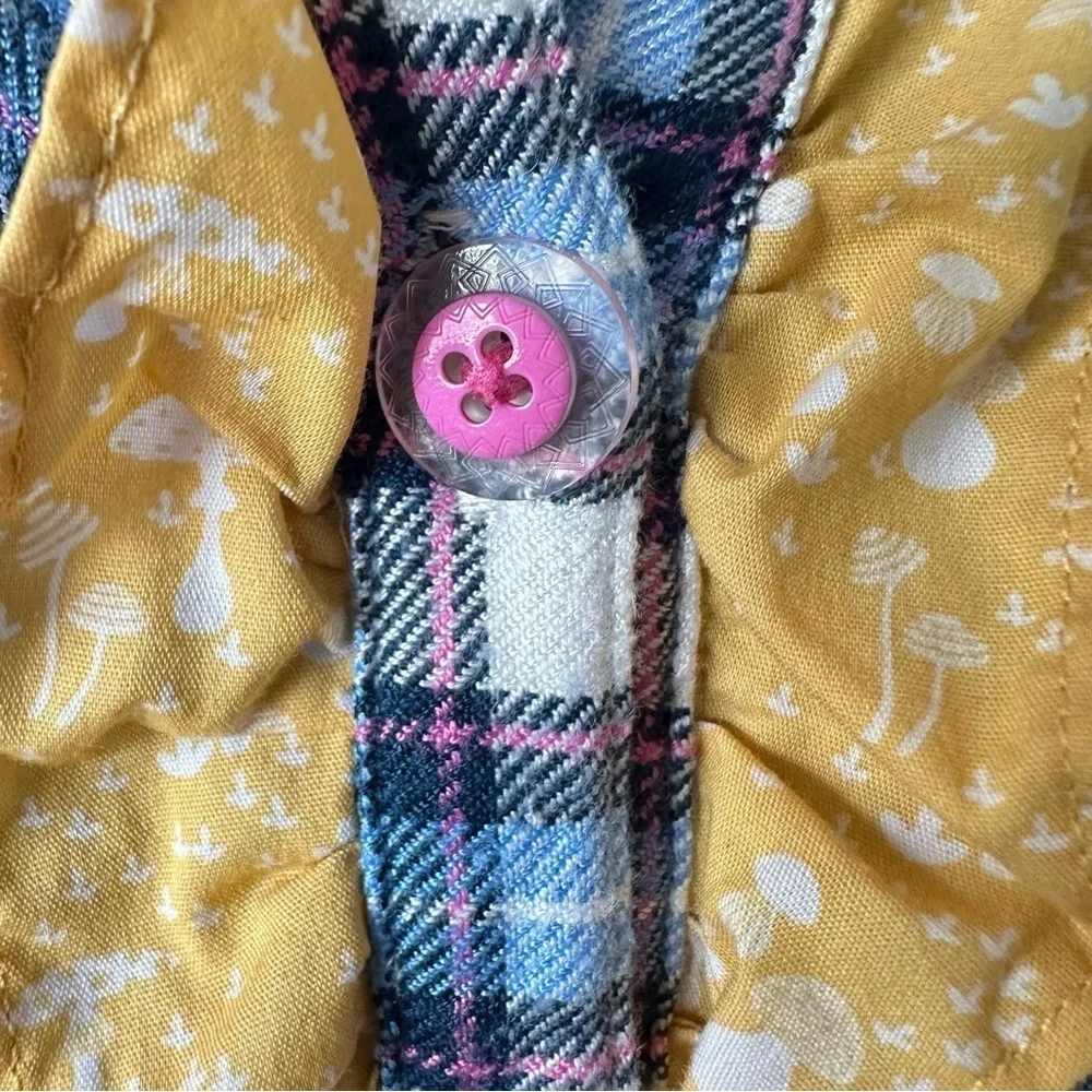 Matilda Jane size 10 Make Believe Floating Away tunic plaid flannel